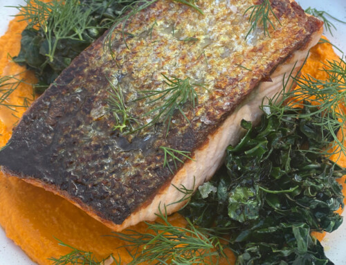 Salmon and Carrot Curry Turmeric Puree